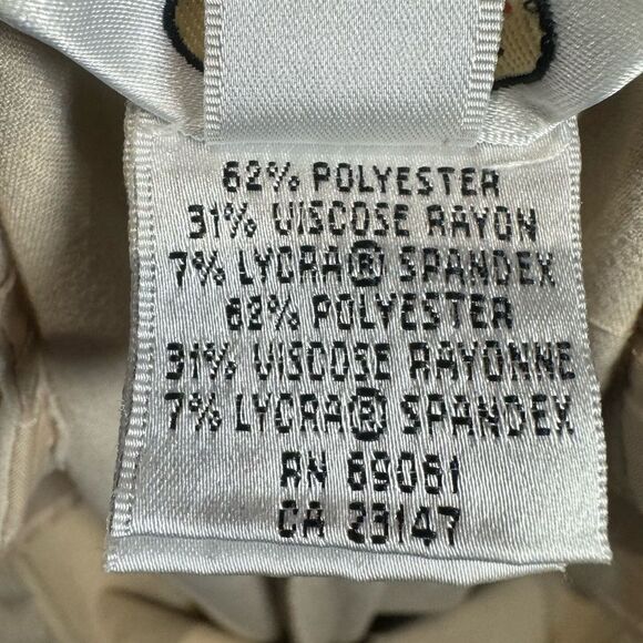 Talbots khaki color high waisted stretch dress pants size 10 - Picture 8 of 9